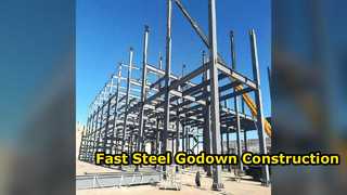 Steel Structure Godown Construction Fast & Affordable