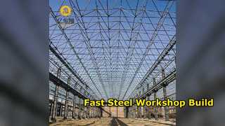 Steel Structure Workshop Warehouse Fast Build